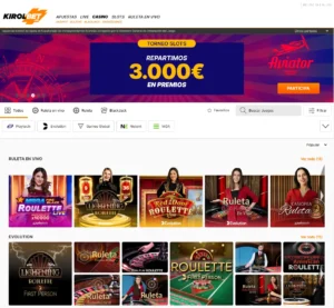Captura 2 Kirolbet Casino