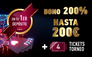 Bono Bienvenida Sportium Poker 200% hasta 200 euros